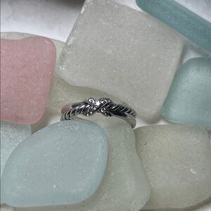 David Yurman Petite X with Pave Diamonds